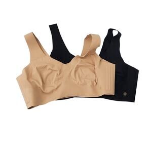 Honey Love Lot Of 2 Bras  XL 1X Comfort Lounge Silhouette Bra